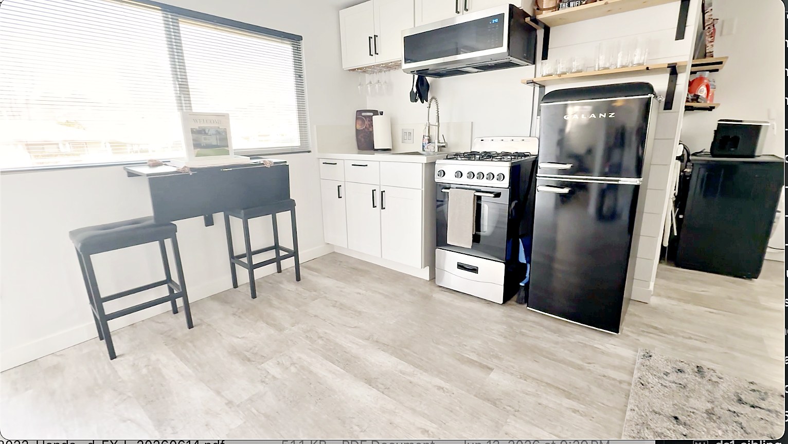 Breakfast bar seating