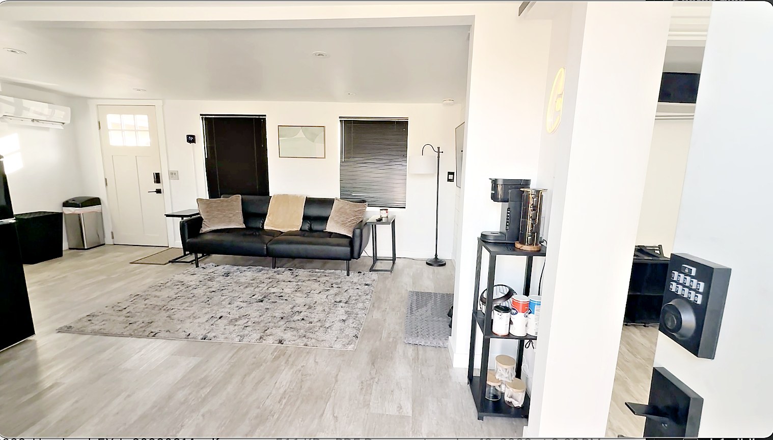 Living room wide view